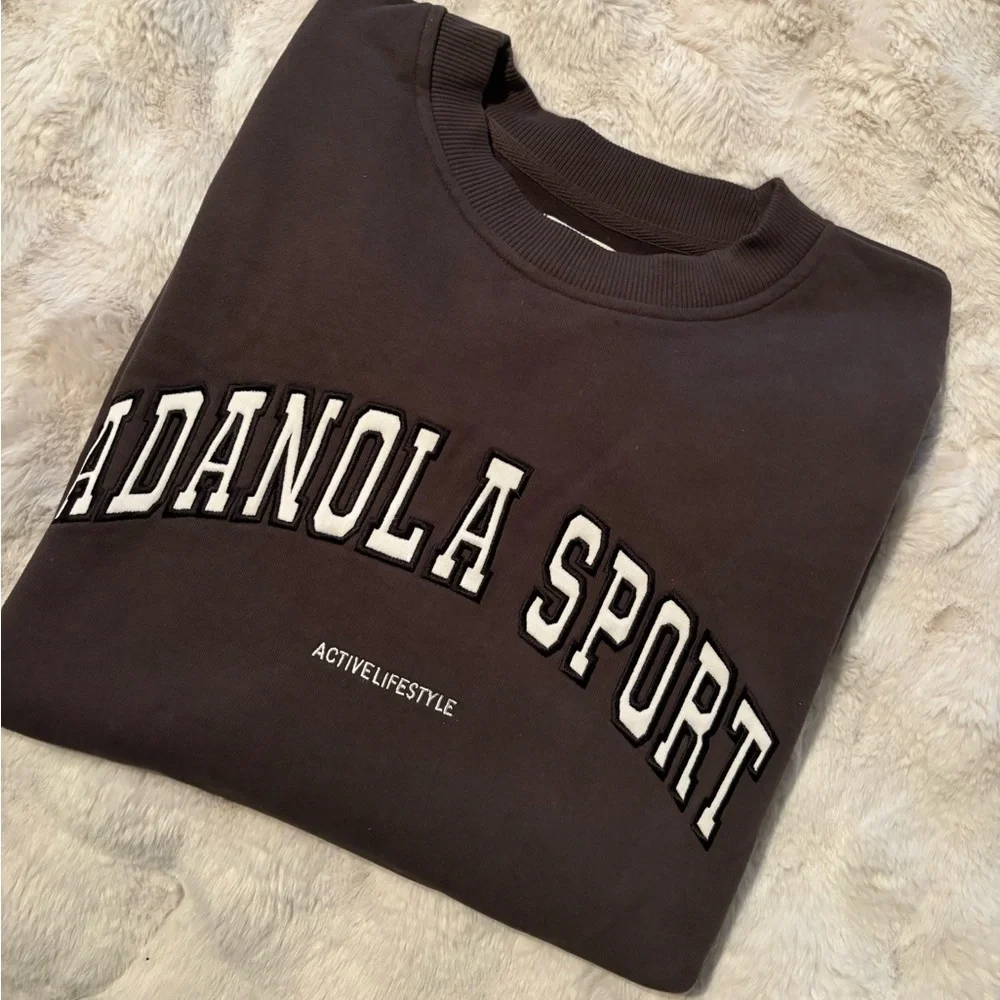 Adanola Sport Sweatshirt in Coffee Bean - Like New! - Picture 1 of 7